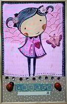 "TAMARA" -  18 cm x 26 cm - PRIVATE COLLECTION