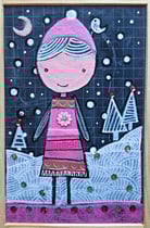 "SOUS LA NEIGE" - 18 cm x 26 cm - SOLD