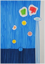 21 cm x 29,7 cm - Pigmenttusche-Stift auf Papier - 2016 - " Farbig "