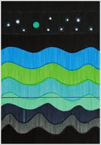 21 cm x 29,7 cm - Pigmenttusche-Stift auf Papier - 2016 - " Farbig "