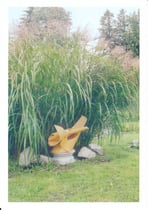 Jardin du Presbytère. Sculpture de SERVIN