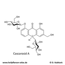 Cascarosid A Strukturformel