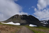 An der Straße 624 von Nupur nach Sæból