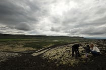 Am Grabrokkrater bei Bifröst