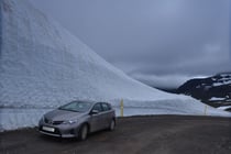 Im Juli an der Straße 630 nach Bolafjall