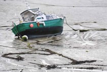 Ebbe, ca 14 Meter Differenz