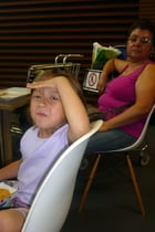 Warten auf den Heimflug