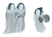 "Starke Mädchengeschichten zum Vorlesen" | Ellermann Verlag | erscheint 2015 | Kinderbuchillustration von Tina Schulte 