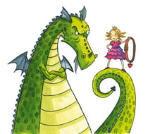 "3 Drachengeschichten" | Reihe: "Erst ich ein Stück, dann du" | cbj Verlag | 2011 | Kinderbuch-Illustration von Tina Schulte