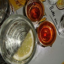 Und die Nacht wurde dank der vielen guten Getränke länger und länger...