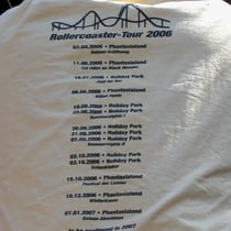 Vorjahres-Tourshirt