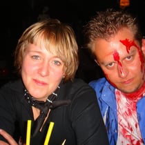 Seltenes Foto mit Britta