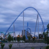 Und da steht sie: Blue Fire