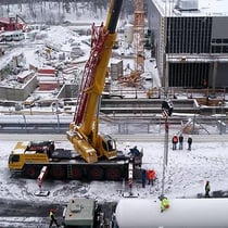 Am Nürburgring wird derzeit überall gebaut. Der Ring-Racer ist ein Teil der 250-Millionen-Euro-Investition.