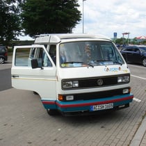 Die obligatorische Pause auf dem Weg Richtung Süden: Rastplatz Moselblick