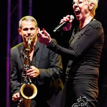 Eve Gallagher mit G-SAX Roland Graf