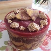 Törtchen mit Dekorbiskuit