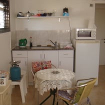 Kitchenette et coin repas