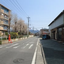 月極貸し駐車場　桐生市相生町3-341-5　接道状況
