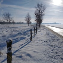 Winterimpression Richtung Herrath