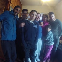 Aby, Bruno y su familia