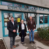 Bürgermeister Ing. Karl-Heinz Koll auf Besuch in der PTS