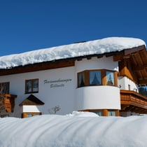 Haus Billovits im Winter