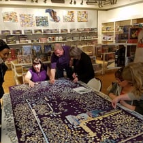 Das Profigrüppli an einem 5000-er an der Puzzle-Messe in Steckborn