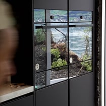 ... mit Blick auf den See!