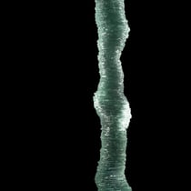 "Blaues Wunder" (Blue Wonder), 75 x 15 cm