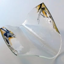 Glasschale, 2019, 31 x 28 x 10 cm