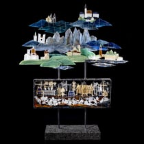 2024 - O ihr Heiligen helft, 95 x 75 x 18