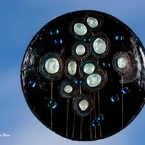 "Tears in Heaven" (Tränen im Himmel), 2019, ca 52 cm Durchmesser