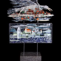 Eine Möwe bin ich von keinem Land, 2022, 108 x 70 x 38