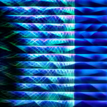 2024 / Überfangglas graviert, übereinander gelegt und fotografiert / 20 x 30 cm  / ohne Rahmen