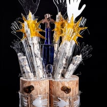 Ahnenbaum, 2021, 65 x 38 cm