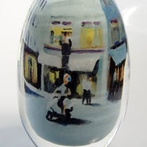 Italienreise - Mädchen und Vespafahrer