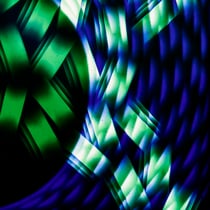 2024 / Überfangglas graviert, übereinander gelegt und fotografiert / 20 x 30 cm  / ohne Rahmen