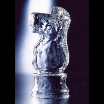 Schachfigur Springer, 2000, 53 x 23 x 28 cm