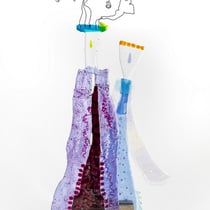 2024 - Wachende, 80 x 60 cm