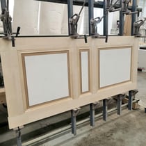 Nachbau Zimmertüre, weiss lackiert