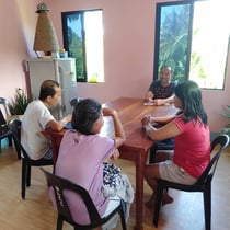 住民グループでのミーティングの様子2018