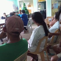 村役場での打ち合わせの様子