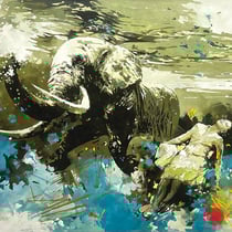 inna artemova, "mary's dream", 2025, 155 x 195 cm, oil on canvas – erlas galerie