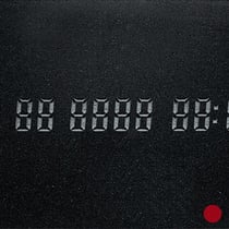 arnold reinthaler, "digitally aged", 2003, 41 x 68 x 3 cm, no. 3/3, engraving/black granite – erlas galerie