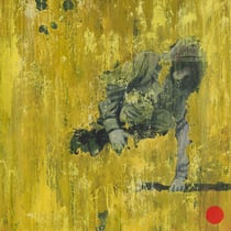 petra polli, "parcour", 2015, 100 x 70 cm, acrylic on canvas – erlas galerie