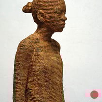 bruno walpoth, "nadia", 2017, no. 7/8, 68 x 41 x 29 cm, bronze – erlas galerie