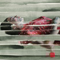 dénesh ghyczy, "lucid dream", 2014, 90 x 135 cm, oil & acrylic on canvas – erlas galerie