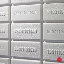 arnold reinthaler, "mein erstes jahr", 2011, 9er-serie, je  5 x 10 x 1 cm, plus/minus-engraving, greek marble – erlas galerie