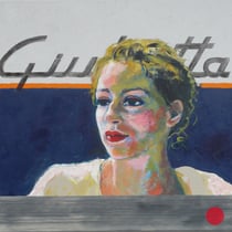 sigrid hutter, "giulietta", 2012, 85 x 90 cm, acrylic on canvas – erlas galerie